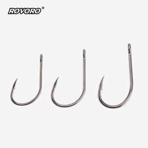 Anzuelo de Pesca ROVORO 5X-Strong para Pesca en Alta Mar, Pesca de Atún, Trolling, Acero Inoxidable con Alto Contenido de Carbono, Recubrimiento de Níquel Negro - Product Image 5