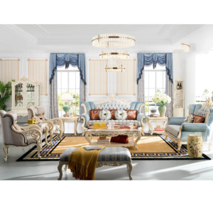 Klassische französisch königlichen thron wohnzimmer möbel sofa sets 3 <span class=keywords><strong>2</strong></span> 1 sitzer - Product Image 1