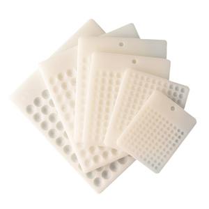 Tablero de conteo de plástico con orificios para clasificar y almacenar monedas, capacidad para 100 cuentas, tamaño mediano - Product Image 1