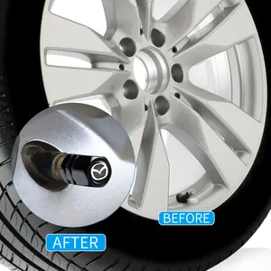 Nắp bánh xe phù hợp cho Suzuki lốp Mũ Bìa van khí gốc mũ cho Lincoln Mazda Kia BMW Honda Mercedes kim loại phụ kiện (4pcs)
