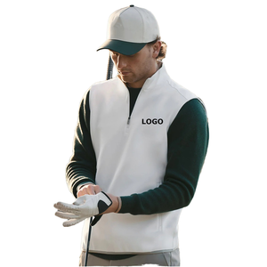 Camiseta de manga corta con cremallera de cuarto de logotipo personalizado para hombre, jersey de golf, chaleco de nuevo diseño - Product Image 4