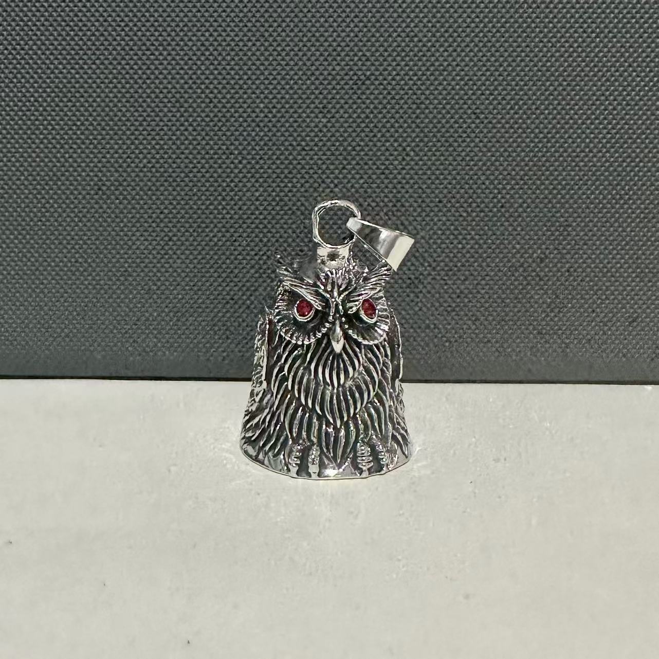 Red Diamond owl  Pendant