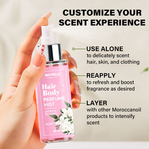 <span class=keywords><strong>Parfum</strong></span> pour cheveux et vaporisateur corporel, brume capillaire, vaporisateur <span class=keywords><strong>de</strong></span> <span class=keywords><strong>parfum</strong></span>, nourrit et rafraîchit pour femmes et hommes - Product Image 4