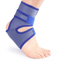 Manchon de soutien de la cheville avec coussinet de talon en caoutchouc, enveloppe élastique de compression respirante, protection sportive pour la course, le fitness et le basketball