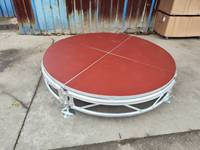 Structure de scène stable en aluminium avec assemblage en contreplaqué de 18 mm, scène portable pour événements/concerts