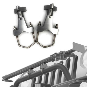 Car Roof <b>Rack</b> Mounting Brackets Steel 1 Inch 2.5 Inch Round Square Tube Roof Mount - Product Image 1