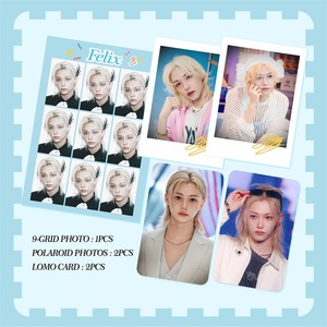 Cartes postales photo 9 grilles de haute qualité, style INS, impression recto-verso, cartes LOMO, cadeau pour les fans d'idoles coréennes FELIX BANGCHAN <span class=keywords><strong>MOMO</strong></span> NAYEON JK <span class=keywords><strong>SANA</strong></span> - Product Image 5
