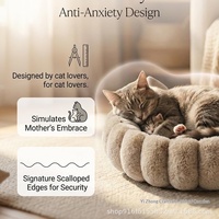 Grenzüberschreitendes Neues Atmungsaktives Wasserdichtes Hundebett Winter-Warmes Katzenbett Haustier-Nest Kissen Ganzjährig Universal für Kleine und Mittlere Tiere