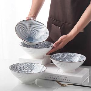 Porcelana Ecológica Personalizada de Estilo Japonés Minimalista, con Patrón de Plantas de Cuatro Colores, de 8 Pulgadas, Marca Yamada, Popular en Internet - Product Image 4