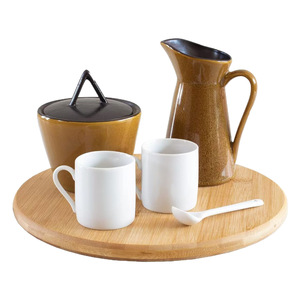 Wooden Rotating <b>Spice</b> Rack Single Layer Round Kitchen Countertop Storage Tray 360 Degree Turntable Airtight <b>Spice</b> <b>Jar</b> Organizer - Product Image 5