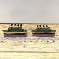Mini bateau Figure bateau de croisière bateau pirate flottant Mini flotteur 3D pour produits liquides