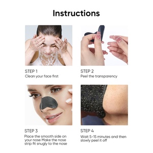 Lot de 10 autocollants peel-off pour le nez, nettoyage en profondeur, élimination des points noirs, bandes de charbon pour le nez - Product Image 5