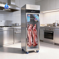 Réfrigérateur vertical de maturation de viande 3 portes, technologie moderne, avec surveillance intelligente et unité de contrôle numérique