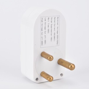 Protector de Voltaje Compacto de CA 220V Ajustable de 16A con Enchufe Sudafricano de 60Hz para Refrigerador, Protección de Voltaje y Corriente - Product Image 1