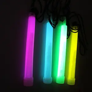 6 inch GLOW STICK Quảng Châu Nhà cung cấp biểu tượng tùy chỉnh GLOW STICK lên đến 12 giờ