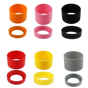 Silicone 12 16 18 21 24 OZ Soft Modern Water Bottle Cup Bottom Sleeve Protective <b>Cover</b> Bottle <b>Boot</b> - Product Image 5
