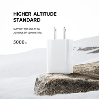 Adaptateur secteur USB A C 15W homologué UL pour le marché américain et canadien, utilisation en voyage
