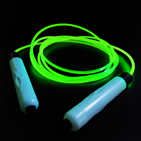 2021 Mới Nâng Cấp LED Chiếu Sáng Tập Thể Dục Bỏ Qua Nhảy Dây Phát Sáng Dây Nhảy Điều Chỉnh Tối
