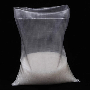 Sac en polypropylène (CPP) tissé perforé respirant et transparent avec logo personnalisé, 25 kg, 50 kg, pour l'emballage du ciment, des aliments pour animaux, de la farine, des pommes de terre - Product Image 3