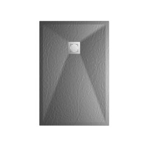 China BMC Bandeja de <span class=keywords><strong>ducha</strong></span> Fabricante Resina Piedra negra Efecto de textura BMC Base de <span class=keywords><strong>ducha</strong></span> Bandeja de <span class=keywords><strong>ducha</strong></span> de superficie sólida - Product Image 5