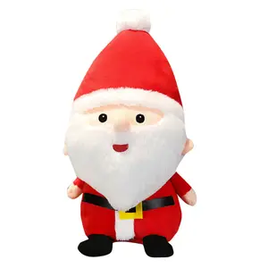 Chapeau de Noël en peluche Kawaii Père Noël en peluche Chapeau de Noël Mains chaudes en peluche Décorations de Noël Ornements Cadeau pour enfants