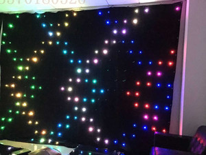 Led 3 en 1 RGB Vision 2x3m Cortina P18CM Cortina de video Canales DMX Visión para Disco DJ Party Efecto de escenario - Product Image 5