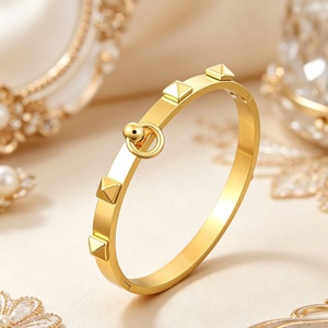 American Hot Sale Wholesale Price <b>Cute</b> & Punk Stainless Steel Women's Cable Wire <b>Bracelets</b> - Product Image 3