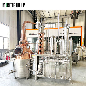 Alambic en cuivre <span class=keywords><strong>de</strong></span> 300 L, machine à distiller l'alcool multi-usages, système <span class=keywords><strong>de</strong></span> distillation <span class=keywords><strong>de</strong></span> spiritueux artisanaux avec colonne en cuivre - Product Image 2