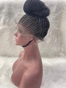 Perruque en dentelle complète brésilienne de qualité supérieure, prix d'usine <span class=keywords><strong>Jennifer</strong></span>, fermeture et frontal, cheveux humains pour femmes noires - Product Image 4