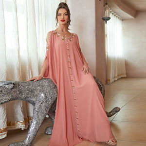 Abaya Aberta de Chiffon SIPO, Kaftan de Dubai e Turquia, Cardigã Muçulmano, Vestidos Abayas para Mulheres, Robe Casual, Kimono Feminino, Caftan - Product Image 2