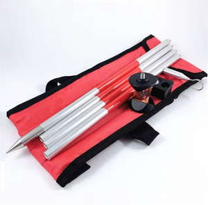 GRZ101 (ADS360 ° -2) 360 °   Mini <span class=keywords><strong>prisma</strong></span> reflectante con poste de 0 mm de constancia para monitoreo de estaciones totales - Product Image 1