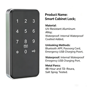 2026 New TTLock App Smart Cabinet <b>Lock</b> Waterproof <b>Digital</b> Electronic Locker <b>Lock</b> for Gym Office Drawer Wardrobe - Product Image 2