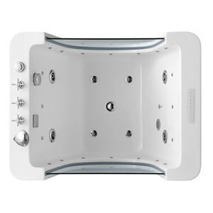 อ่างอาบน้ำสปาควบคุมอุณหภูมิแบบหรูหราอ่างน้ำวนอะคริลิคแบบอิสระ - Product Image 5