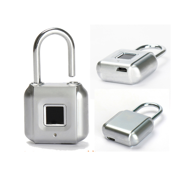 Mini Anti Theft Safety Wireless Waterproof Outdoor App Keyless Electronic Smart Fingerprint Padlock Luggage Lock
