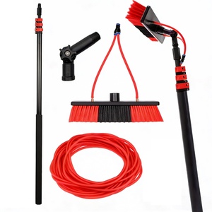 High Reach Carbon Teleskopstange Pole for Solar Panel Curtain Wall & Sunroom Cleaning - Product Image 4