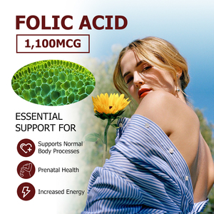Factory Direct Folic Acid Capsules with Folic Acid Supports Normal Body Processes Boost Heart and Brain Health Capsules - Product Image 6