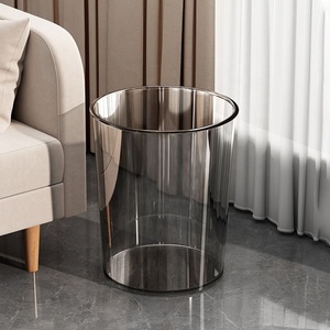 Cestino per Rifiuti Domestici, Bidone per Soggiorno di Alta Qualità, Contenitore per Rifiuti in Plastica Trasparente con Apertura Superiore - Product Image 2