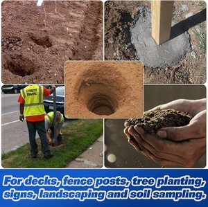 Vườn Xăng đào lỗ tinh thần khoan Trái Đất khoan máy Combo 52cc 2 STOKE xăng điện đầu trồng điện Trái Đất khoan - Product Image 4