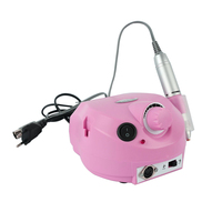 Machine à ongles électrique avec moteur sans balais, kit professionnel pour ongles en gel et acrylique, portable, fournitures de beauté en plastique