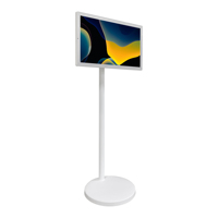 Moniteur Android portable intelligent sans fil de 32 pouces avec écran LCD de recharge d'écran tactile d'autonomie de batterie intégrée