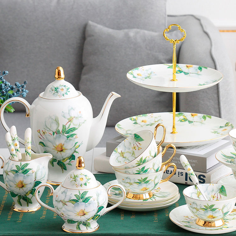 Wholesale British 21 Heads Coffee Set - Perfect for Afternoon Tea