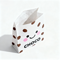 Vente en gros de sacs à pain en papier kraft brun personnalisés sac d'emballage alimentaire sulfurisé pour biscuits avec design personnalisé