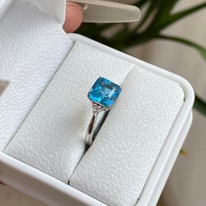 중국에서 수제 제작된 여성용 절묘한 미스타라 R046 빈티지 보석 반지 선물 - Product Image 5