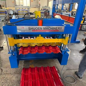 Hochwertige Dachbahn maschine Wellblech-Dach walzen form maschine - Product Image 5