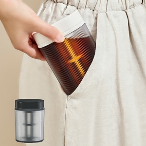 Portable Leak Proof Travel <b>Mug</b> for Iced <b>Tea</b> Fruit Infused Water Cold Brew Coffee Maker with <b>Infuser</b> Plastic Water Bottle - Product Image 1