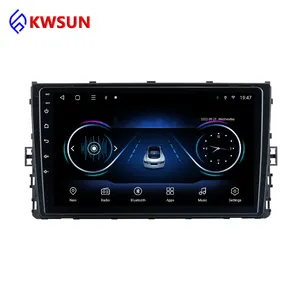 Radio Multimedia con GPS para coche, Radio con reproductor, Android, pantalla táctil HD de 9 pulgadas, AHD, cámara, para VW POLO 2020 2021