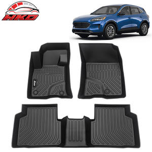 Alfombrillas para Ford Escape 2020-2025, 1ª y 2ª fila, para todo tipo de clima, revestimientos de alfombra - TPE moldeado en 3D, impermeables - Product Image 1