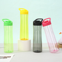 Grande gourde de sport en PC de 2000 ml avec paille, portable, écologique, compatible lave-vaisselle, en plastique, étanche et anti-fuite