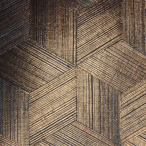 MYWIND Free Sample Gold Handmade Sisal Quadrangle High Quality Unique Interior Design Wallpaper Wallcoverings