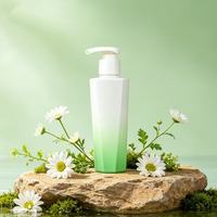 Flacon vide haut de gamme pour salle de bain, système de recharge modulaire, flacon cosmétique élégant, flacon pompe à opercule pression